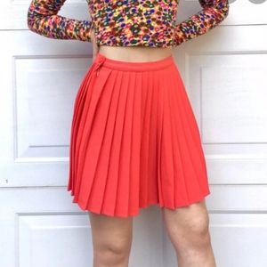 American apparel A-line pleated skirt